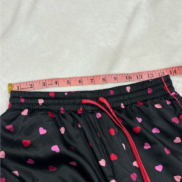 Satin Pink Hearts Victorias Secret Pijama Set - Picture 12 of 13